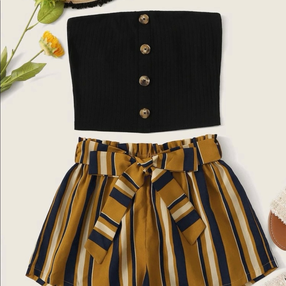 2 piece short set